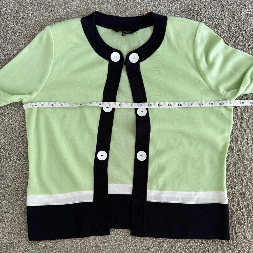 MING WANG | designer knit cardigan - Picture 9 of 11